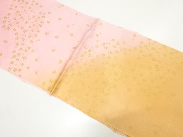 JAPANESE KIMONO / UNUSED GOLD-DECORATED OBIAGE